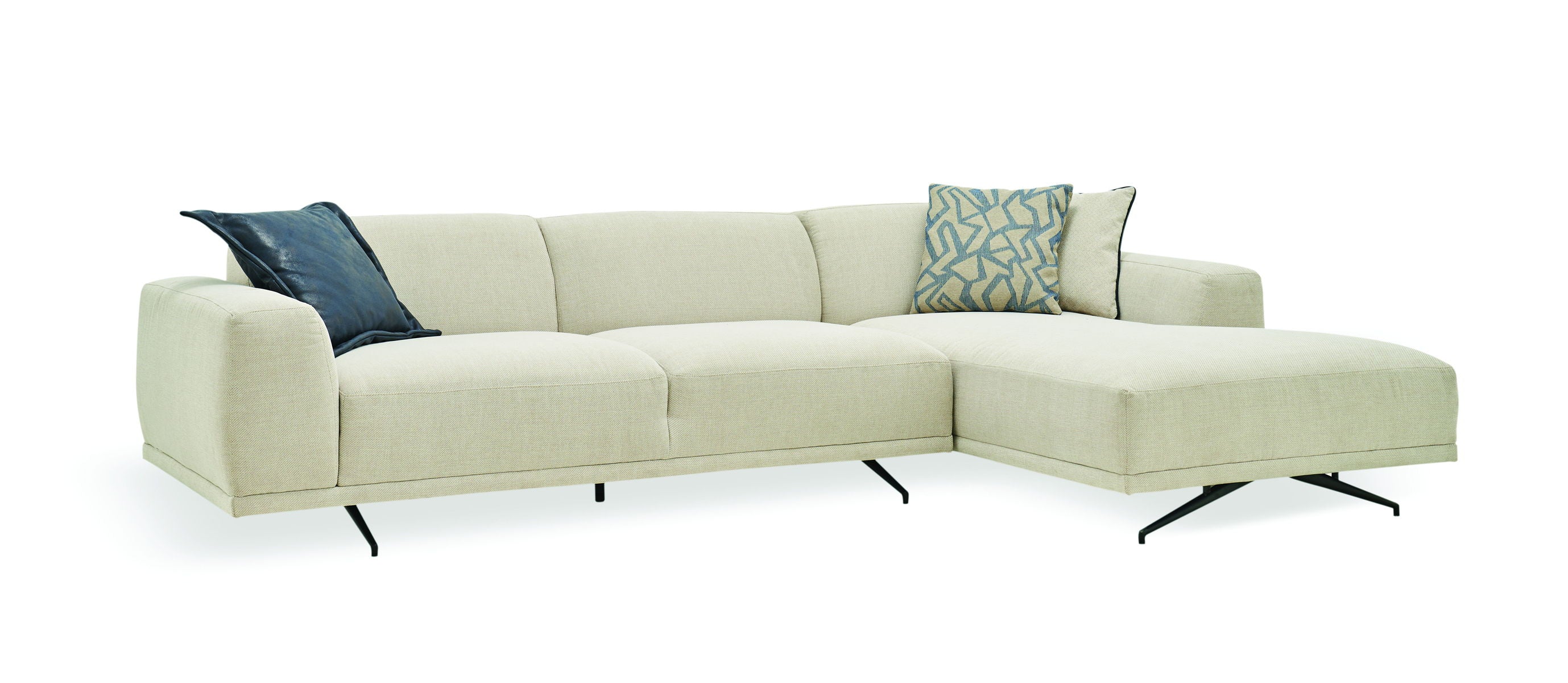 Giorno - Right Hand Facing-L Corner Sofa - Ecru Z2