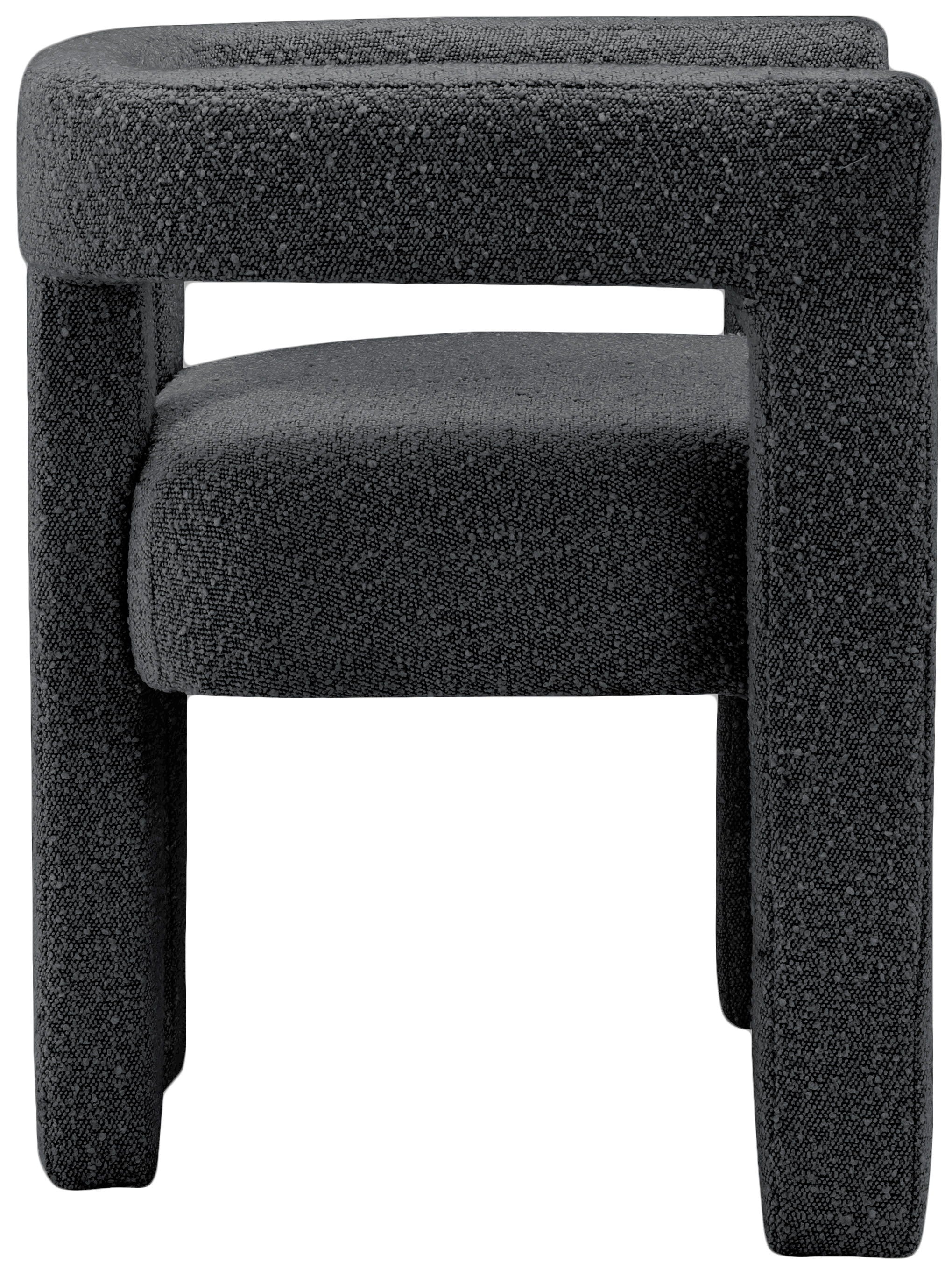 Athena - Boucle Fabric Dining Chair