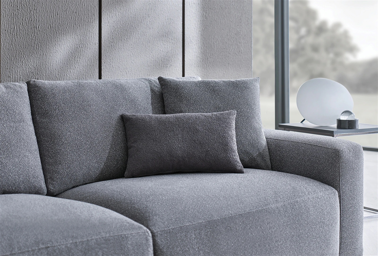 Melbourne 3-Seater Sofa (Light Grey)