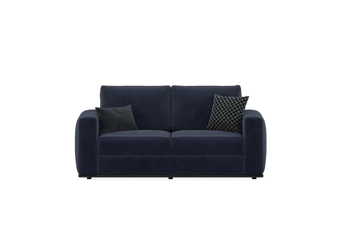 Carino 2-Seater Sofa Bed with Storage, Velvet (Blue)