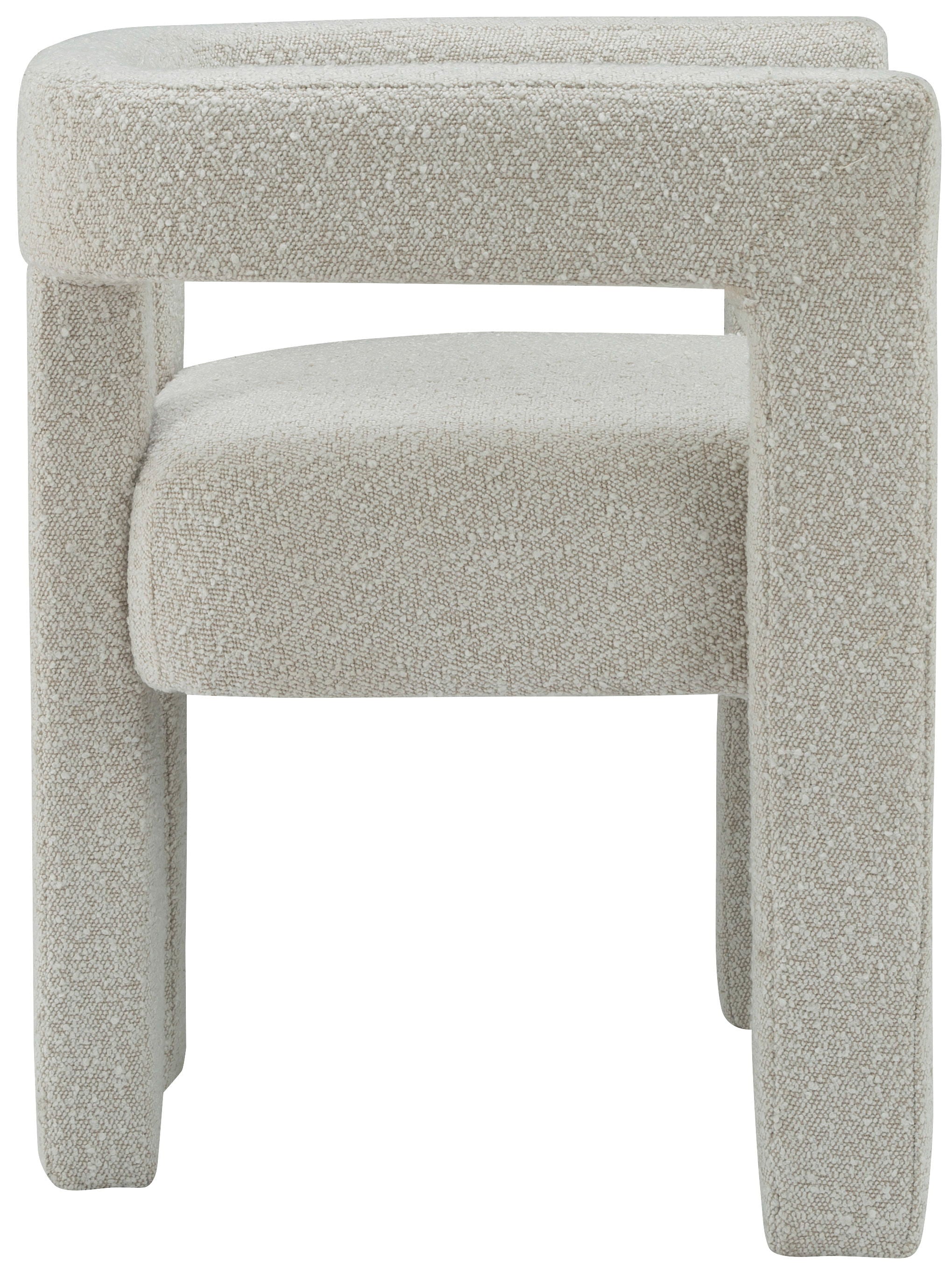 Athena - Boucle Fabric Dining Chair