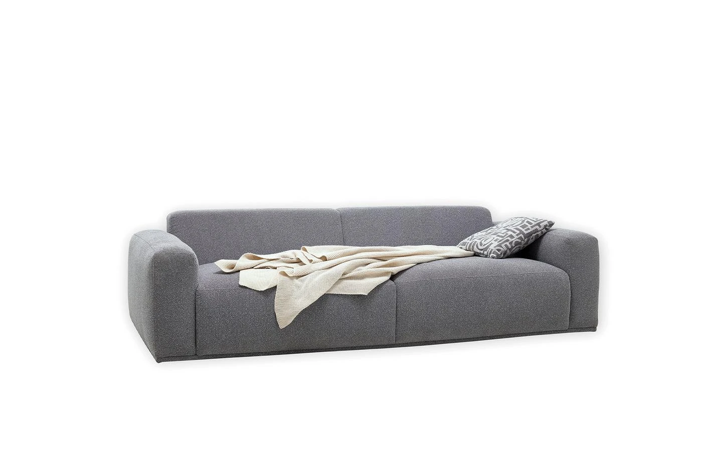 Melbourne 3-Seater Sofa (Light Grey)
