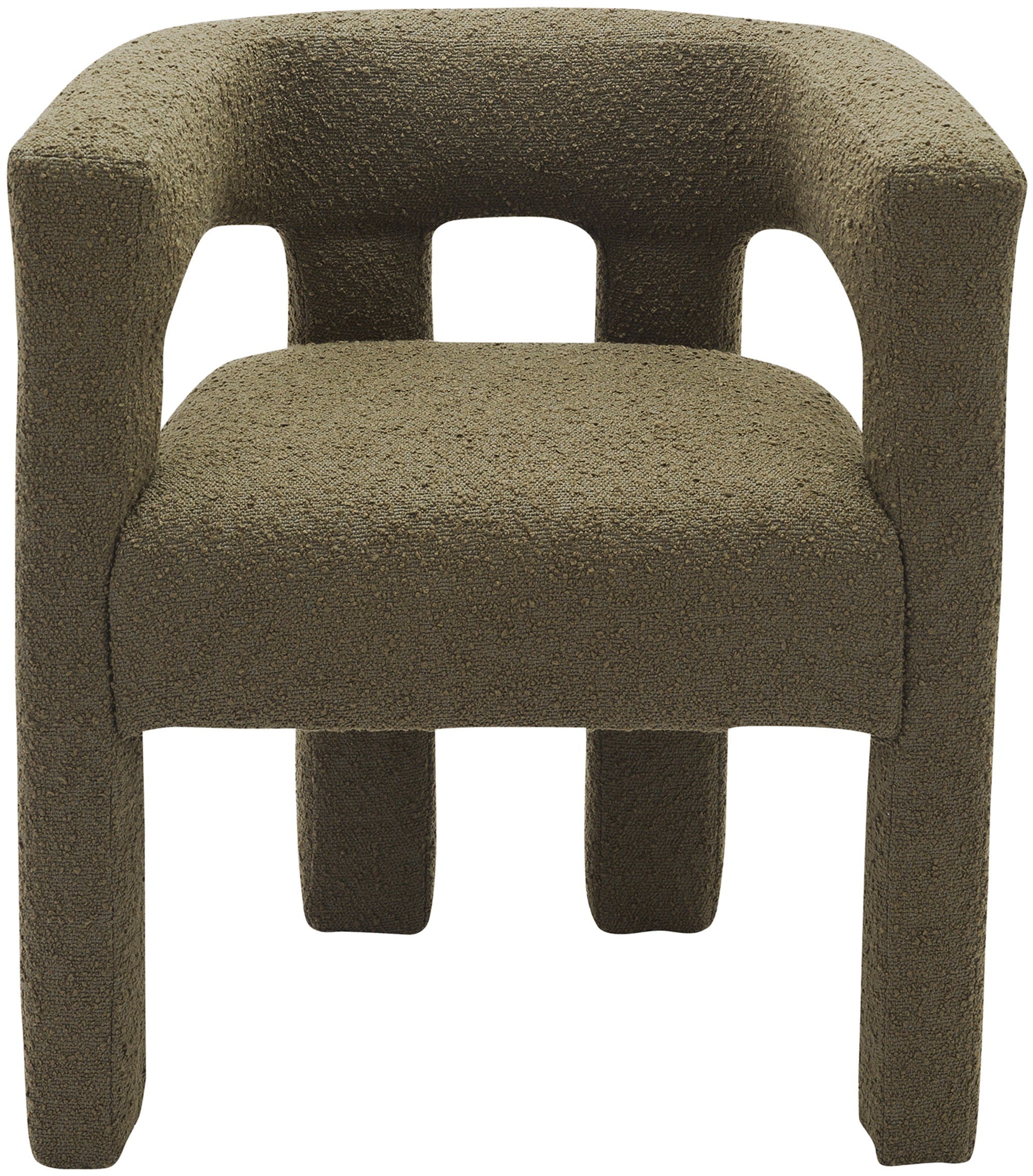Athena - Boucle Fabric Dining Chair