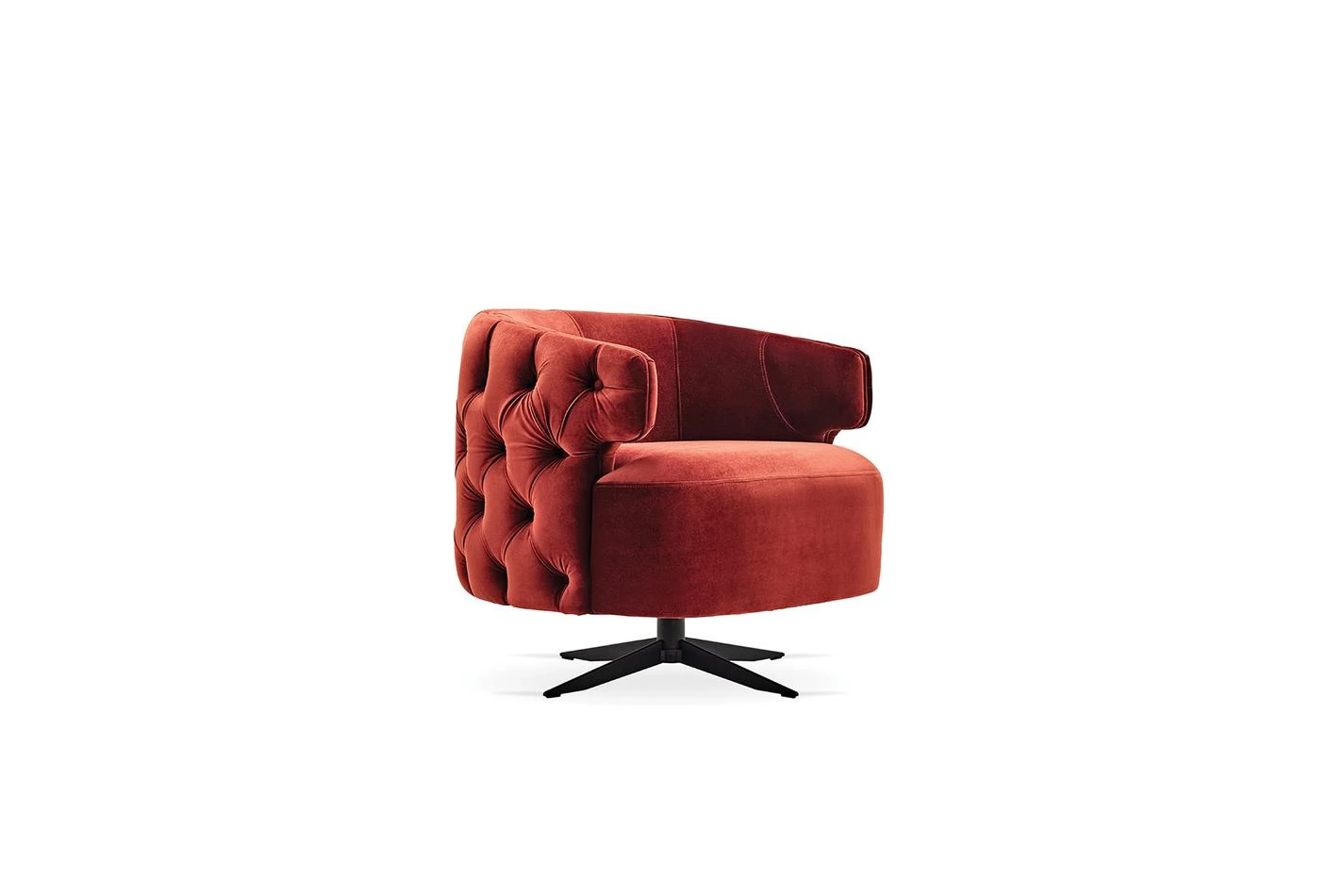 Sirona Armchair - Swivel Leg - Tufted