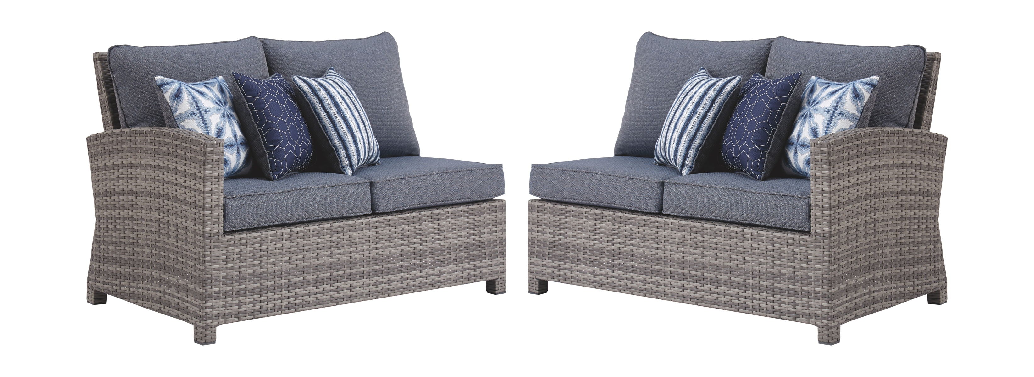 Salem Beach - Gray - 3 Pc. - Sectional Lounge