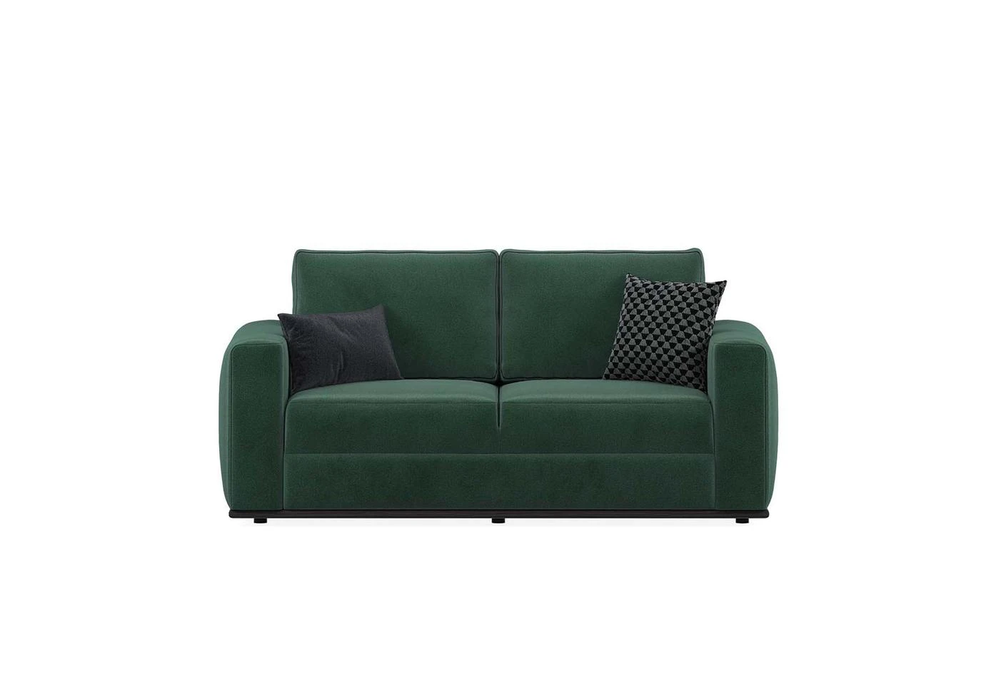 Carino 2-Seater Sofa Bed with Storage, Velvet (Light Green)