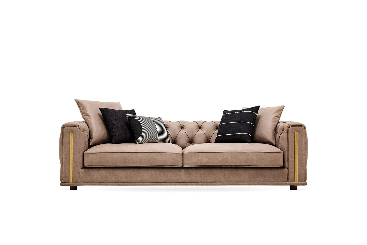 Sirona 3.5-Seater Sofa (Dark Taupe)