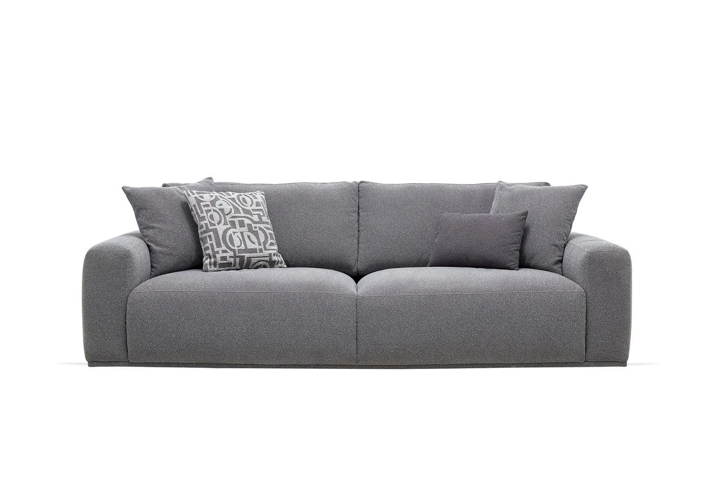 Melbourne 3-Seater Sofa (Light Grey)
