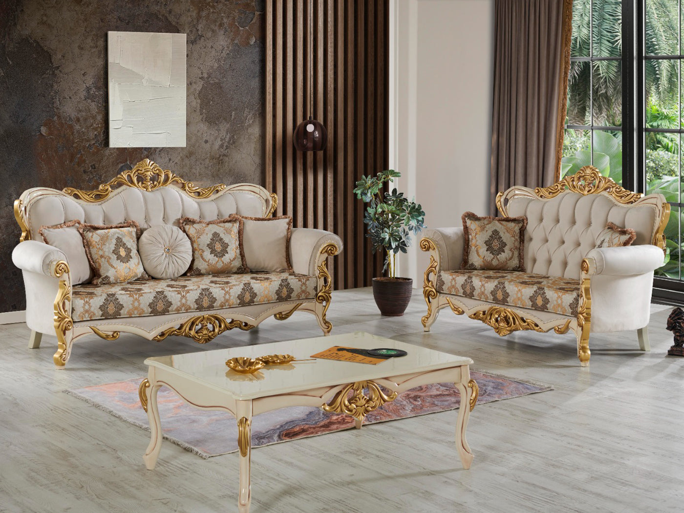 Buse Traditional Living Room Set