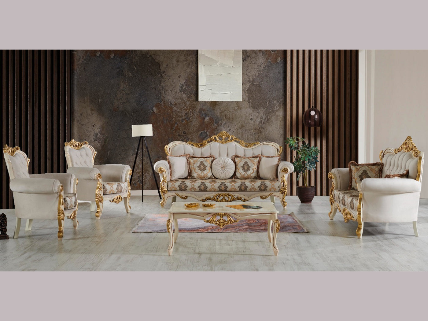 Buse Traditional Living Room Set