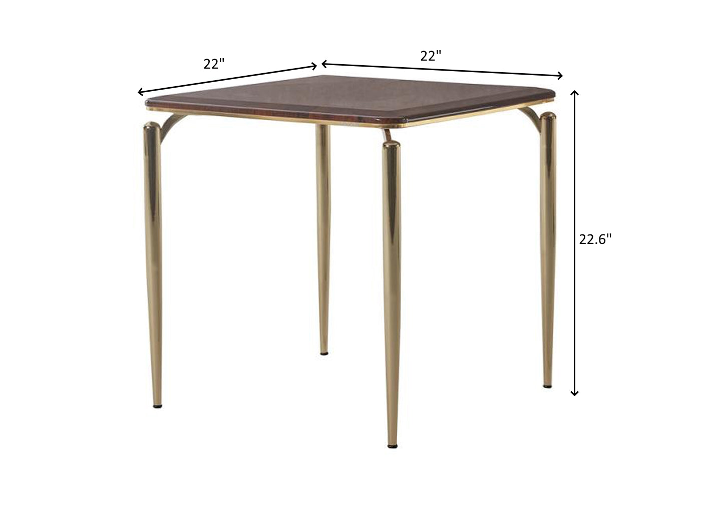 Plaza Side Table (Walnut)