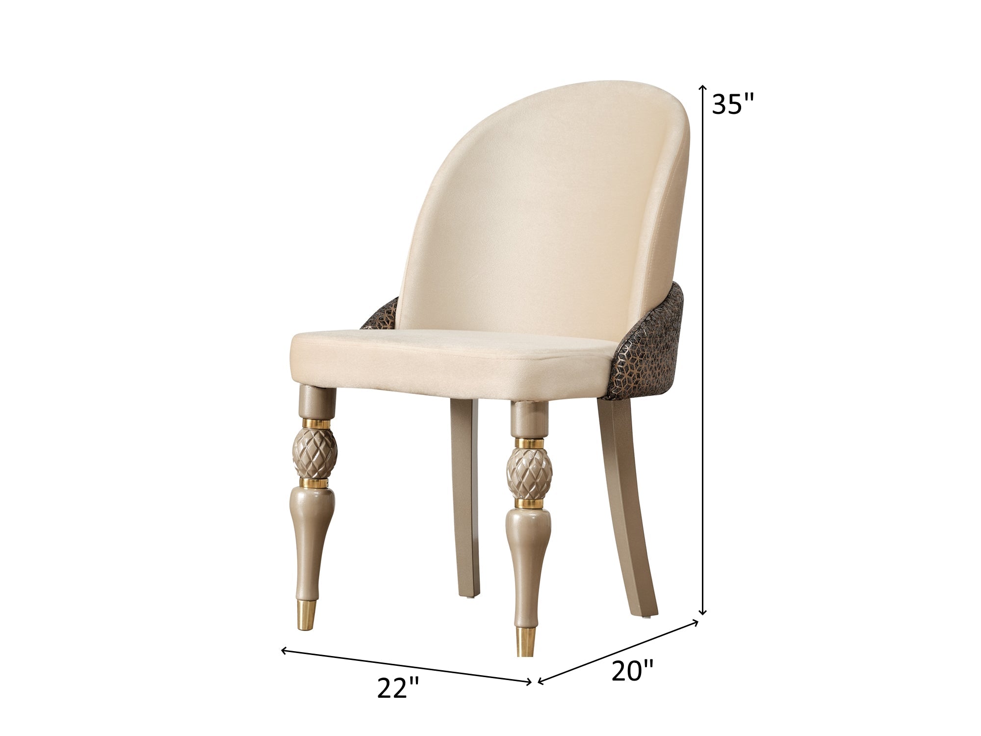 Madrid 22" Wide Dining Chair