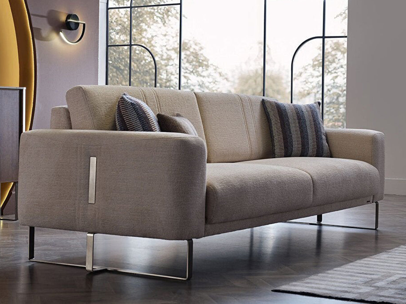 Mirante Living Room Set (Beatto Cream)
