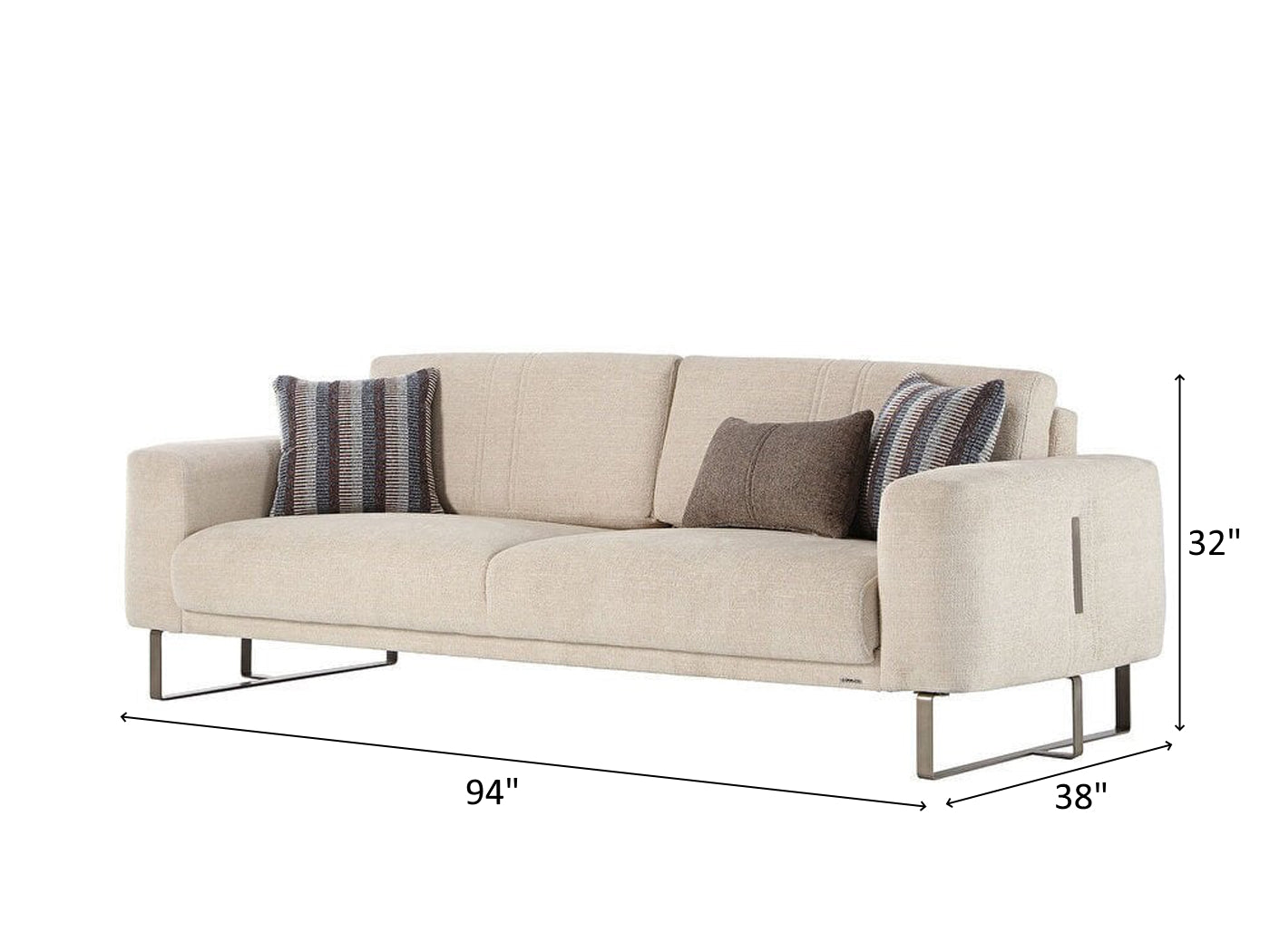 Mirante Living Room Set (Beatto Cream)