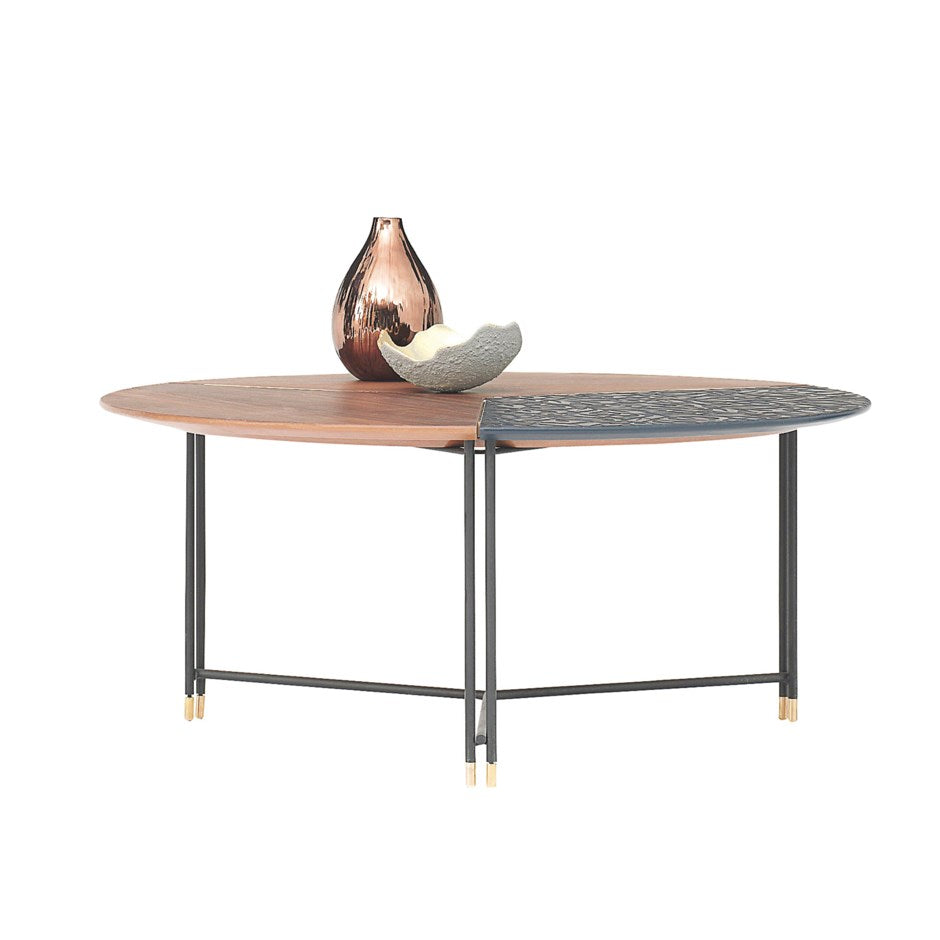 Netha Coffee Table Round (Light Brown)