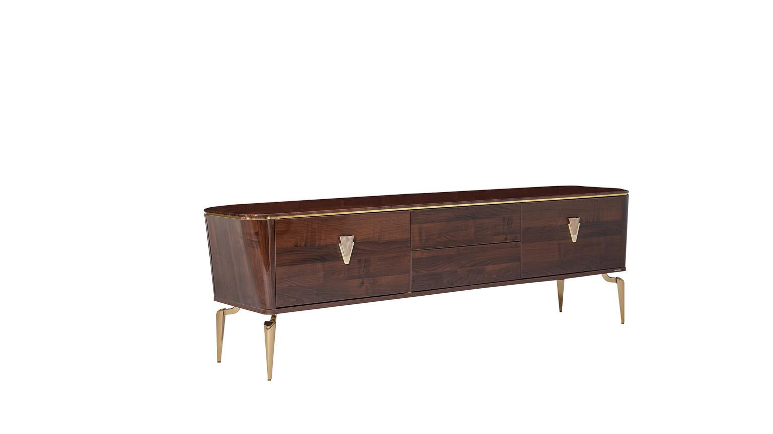Plaza Tv Stand (Walnut)