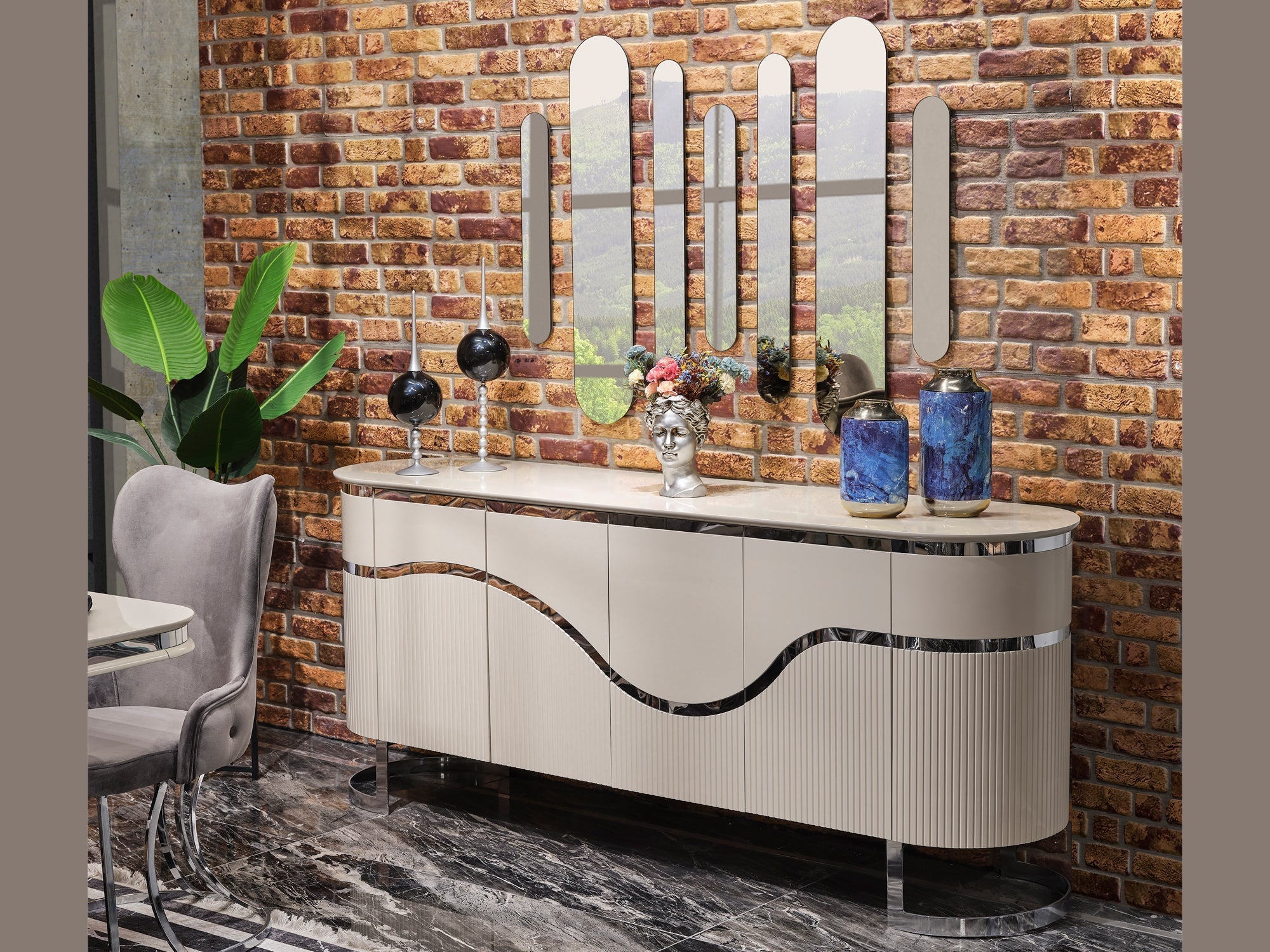 Prag 6 Person Dining Room Set