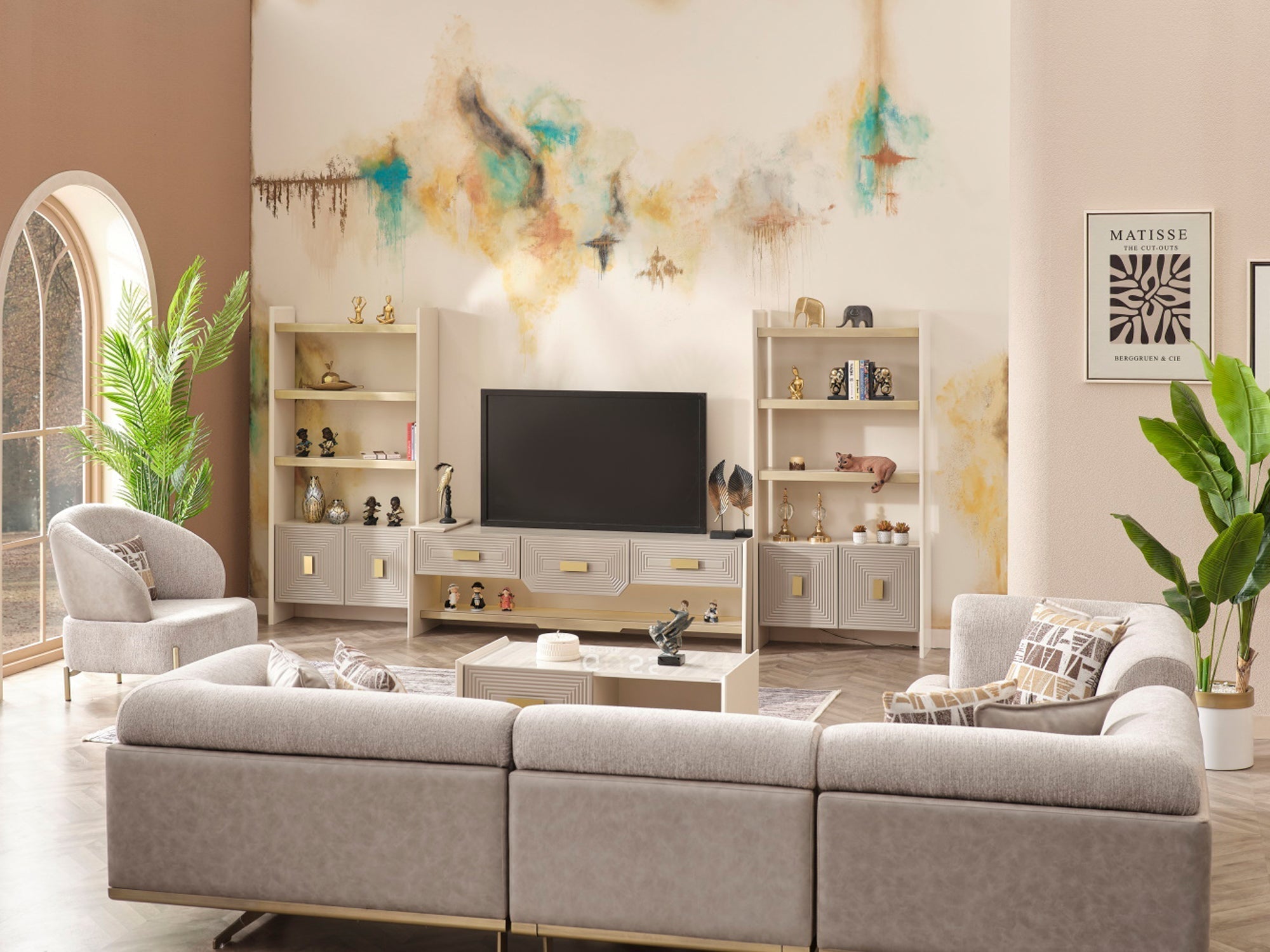 Urla Modular Sectional Cream