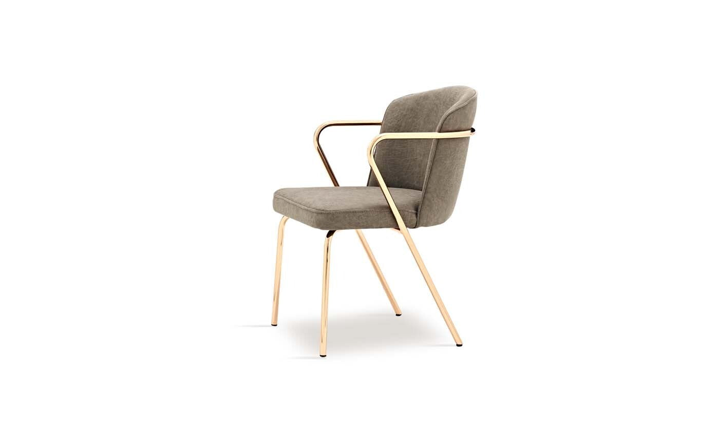 Vienna Dining Chair (Metal Leg)