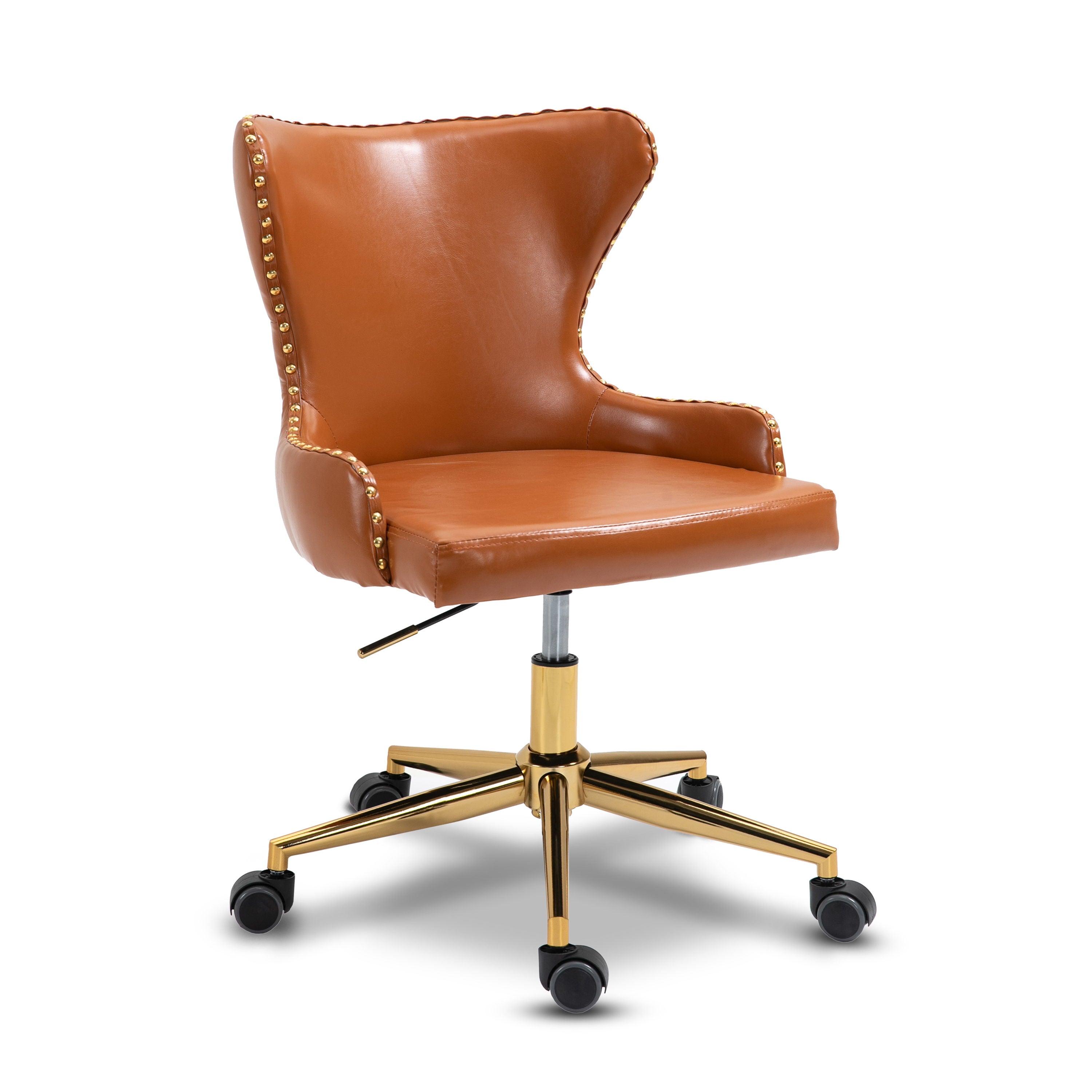 Hendrix - Office Chair with Gold Legs