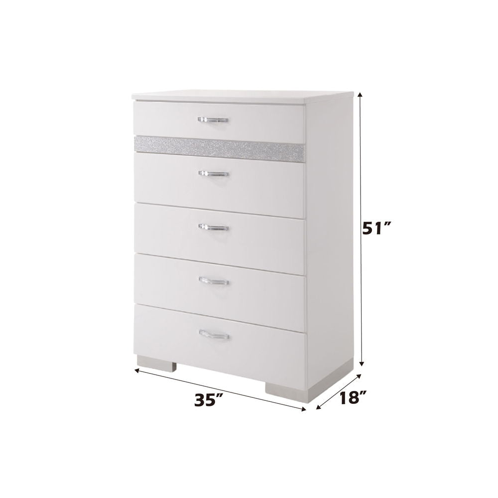 Naima II - Chest - White High Gloss