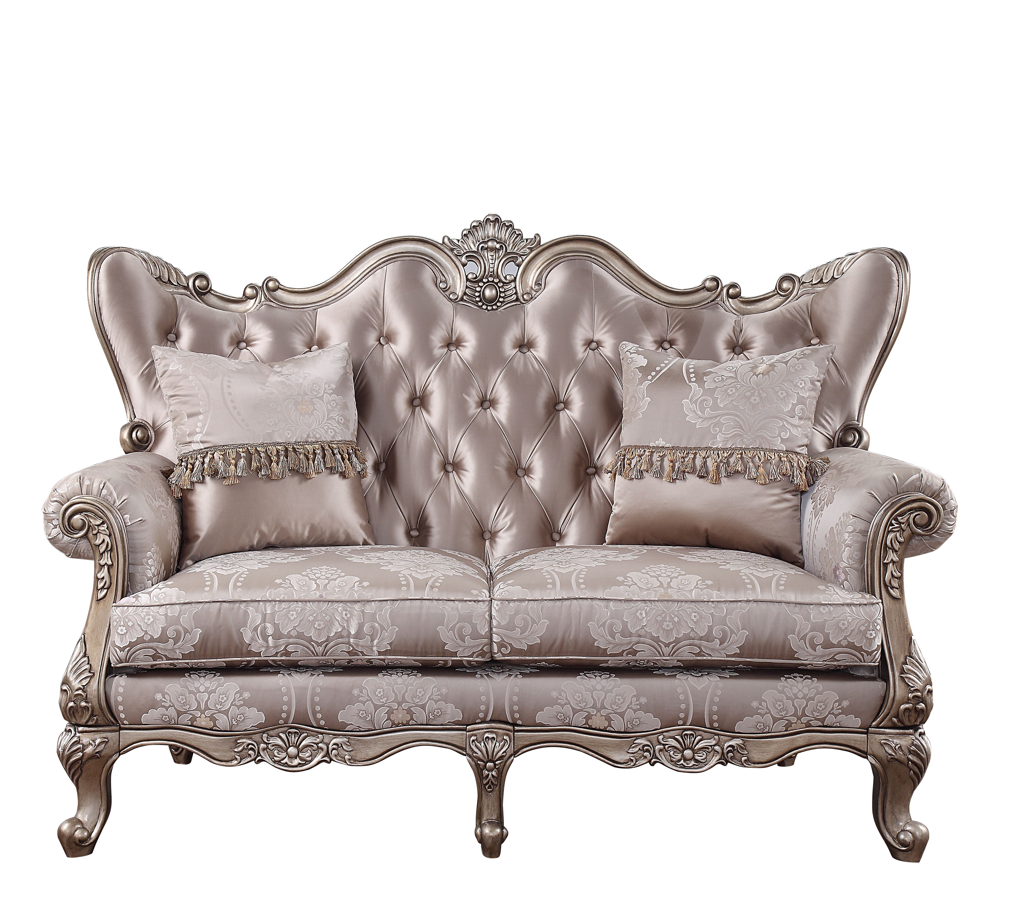 Jayceon - Loveseat - Fabric & Champagne