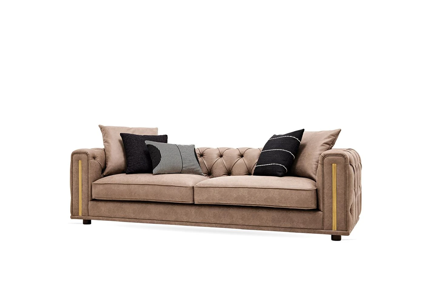 Sirona 3.5-Seater Sofa (Dark Taupe)