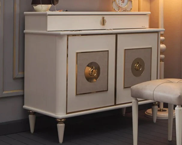 Mistral Opak White Queen Storage Bedroom Set