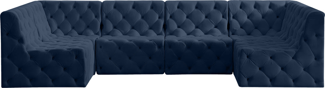 Tuft - Modular Sectional 6 Piece - Navy - Modern & Contemporary