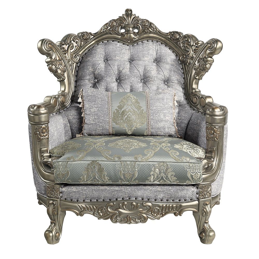 Miliani - Chair With Pillow - Antique Bronze