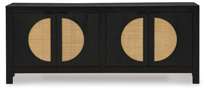 Cliffiings - Black / Natural - Accent Cabinet