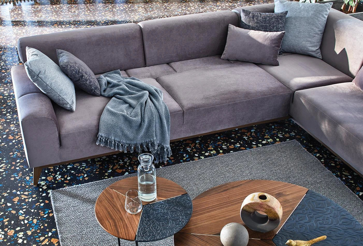 Netha Corner Sofa Bed Right Hand Facing (Cream)