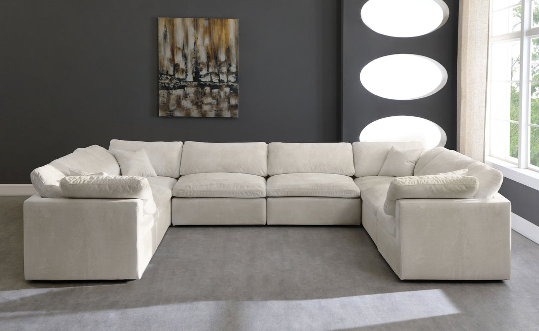 Cozy - Modular Sectional Cloud 8 Piece - Beige