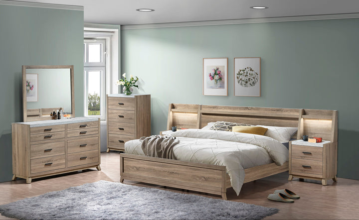 Tilston - King Bed - Natural