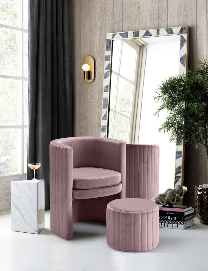 Selena - Accent Chair and Ottoman Set