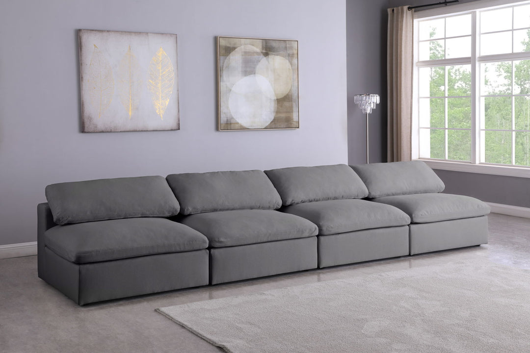 Serene - Modular Armless 4 Seat Sofa