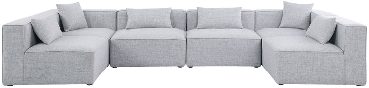 Cube - Modular Sectional 6 Piece - Gray