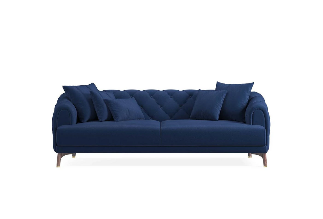 Navy Blue Colt Feather Navona 3-Seater Sofa Bed