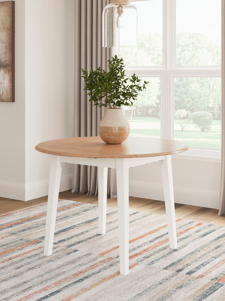 Gesthaven - Round Dining Room Drop Leaf Table