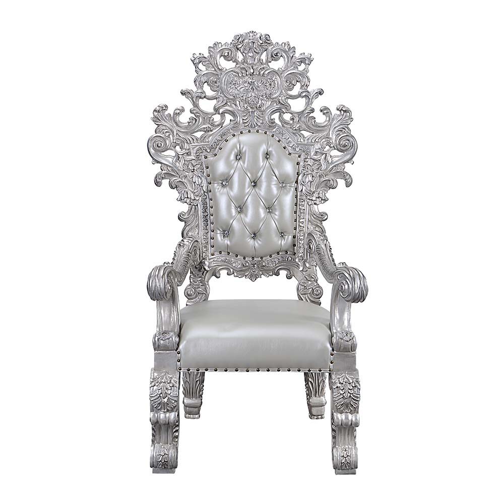 Valkyrie - Arm Chair (Set of 2) - Antique Platinum