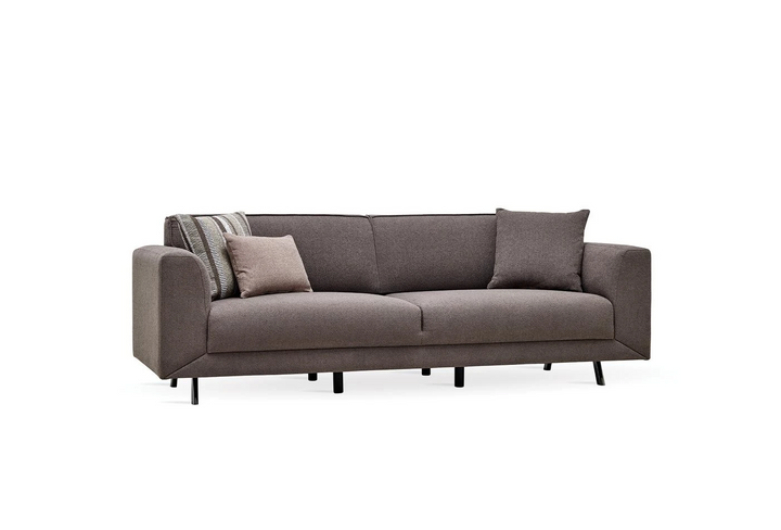 Taupe Boucle Basel 3-Seater Sofa Bed