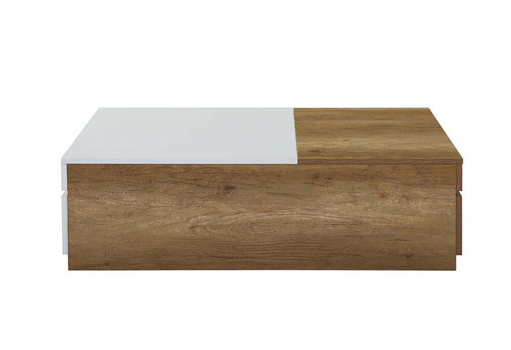 Aafje - Coffee Table - Oak & White Finish