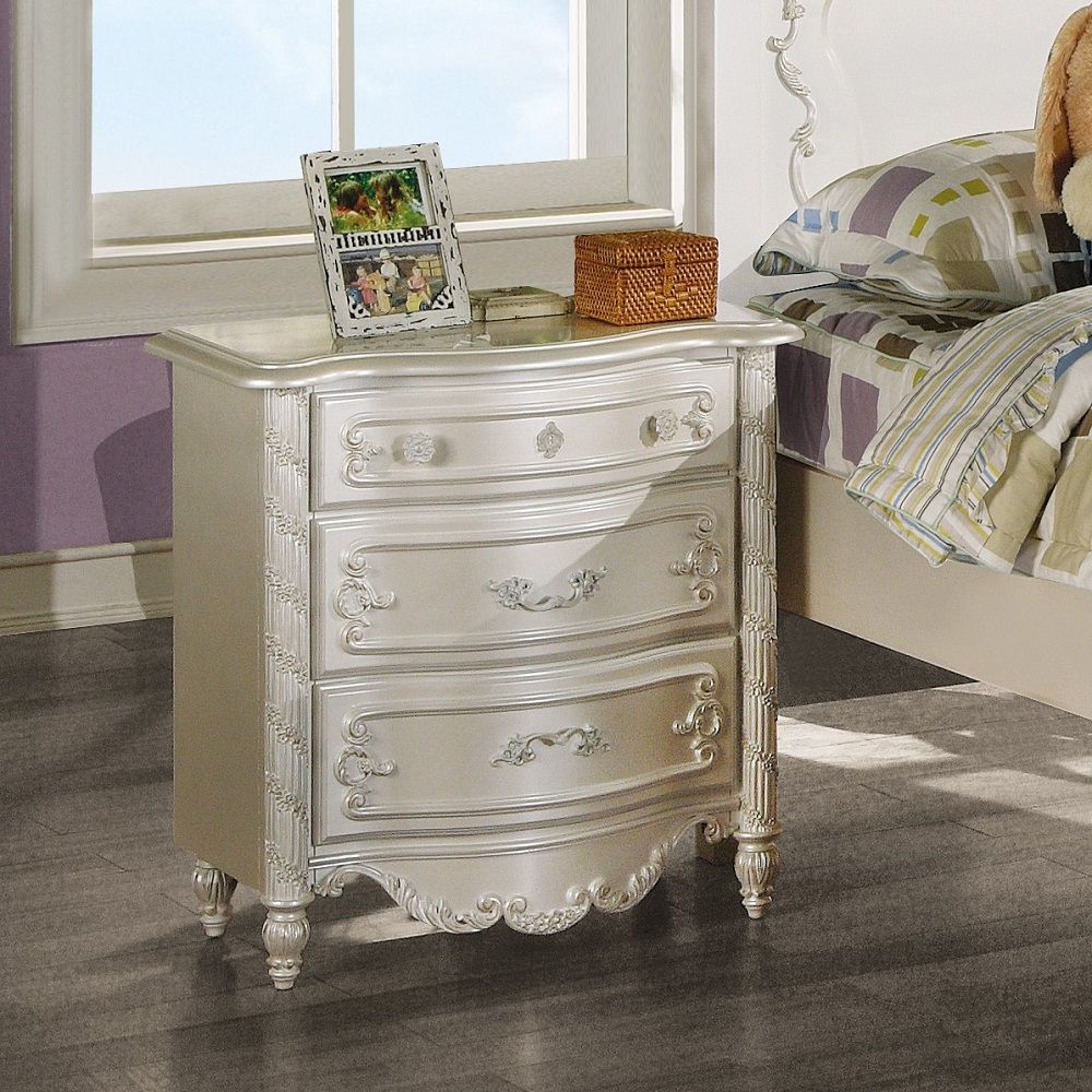 Pearl - Nightstand - Pearl White