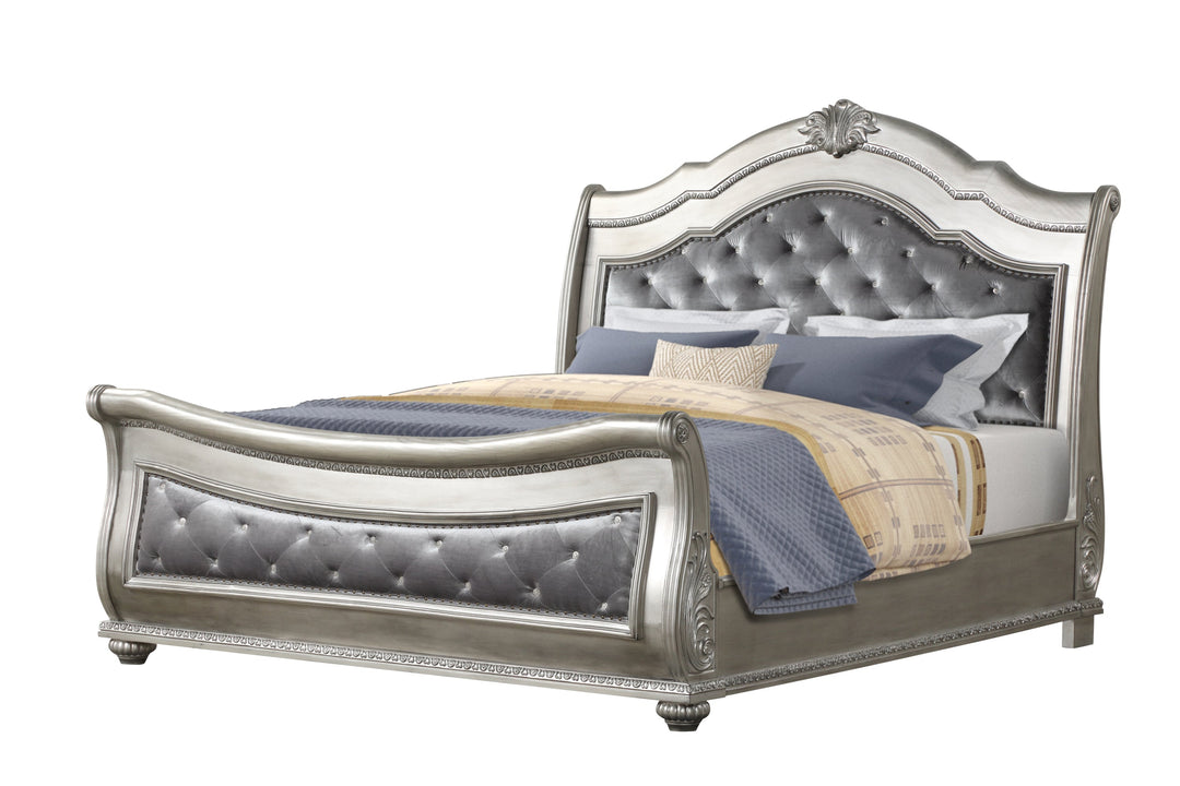 Destiny 5-Pc Queen Bedroom Set, Silver