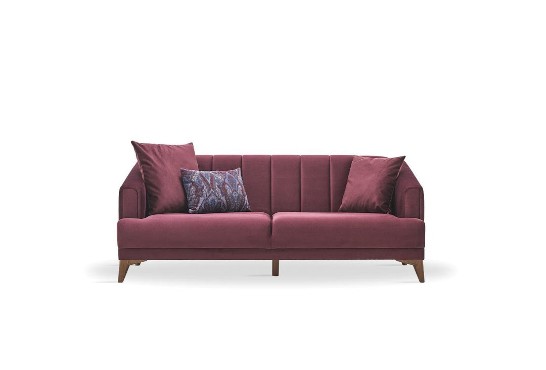 Purple Velvet Sona 2-Seater Sofa