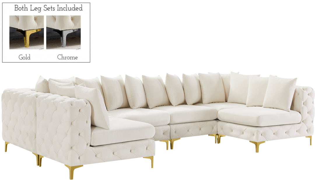 Tremblay - Modular Sectional 6 Piece - Cream - Modern & Contemporary