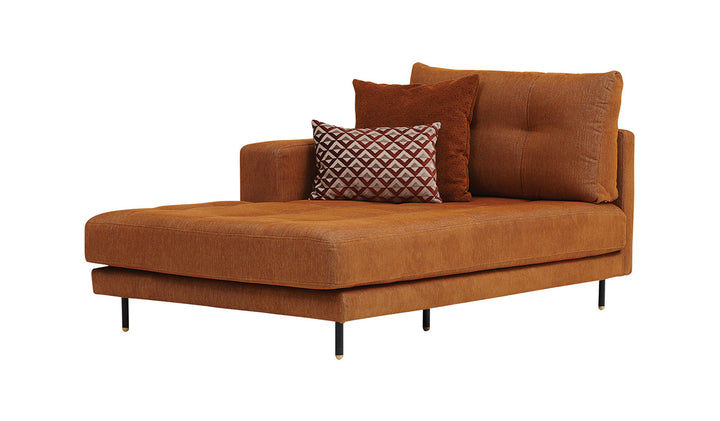 Orange 3-Piece Left Hand Facing (LAF) Arte Sectional