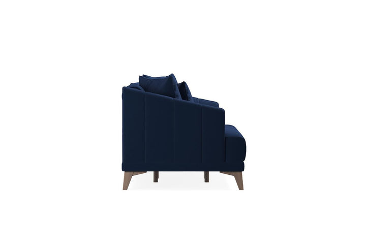 Navy Blue Colt Feather Sona 3-Seater Sofa Bed