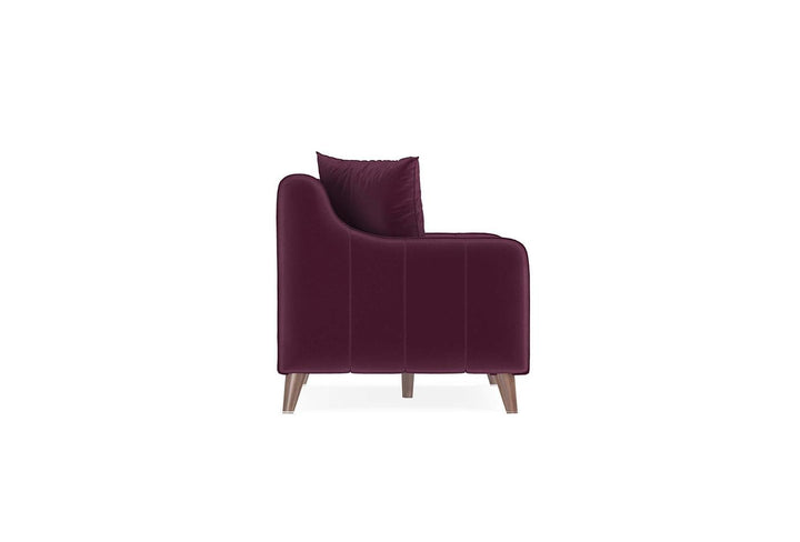 Burgundy Colt Feather Fabia 2-Seater Sofa