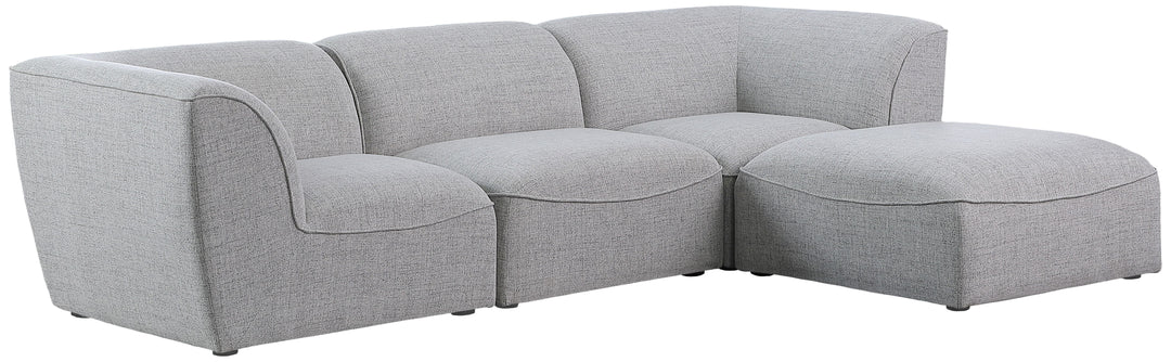 Miramar - Modular Sectional 4 Piece - Gray - Fabric